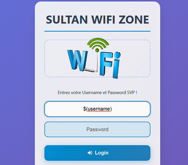 Wifi Zone Page